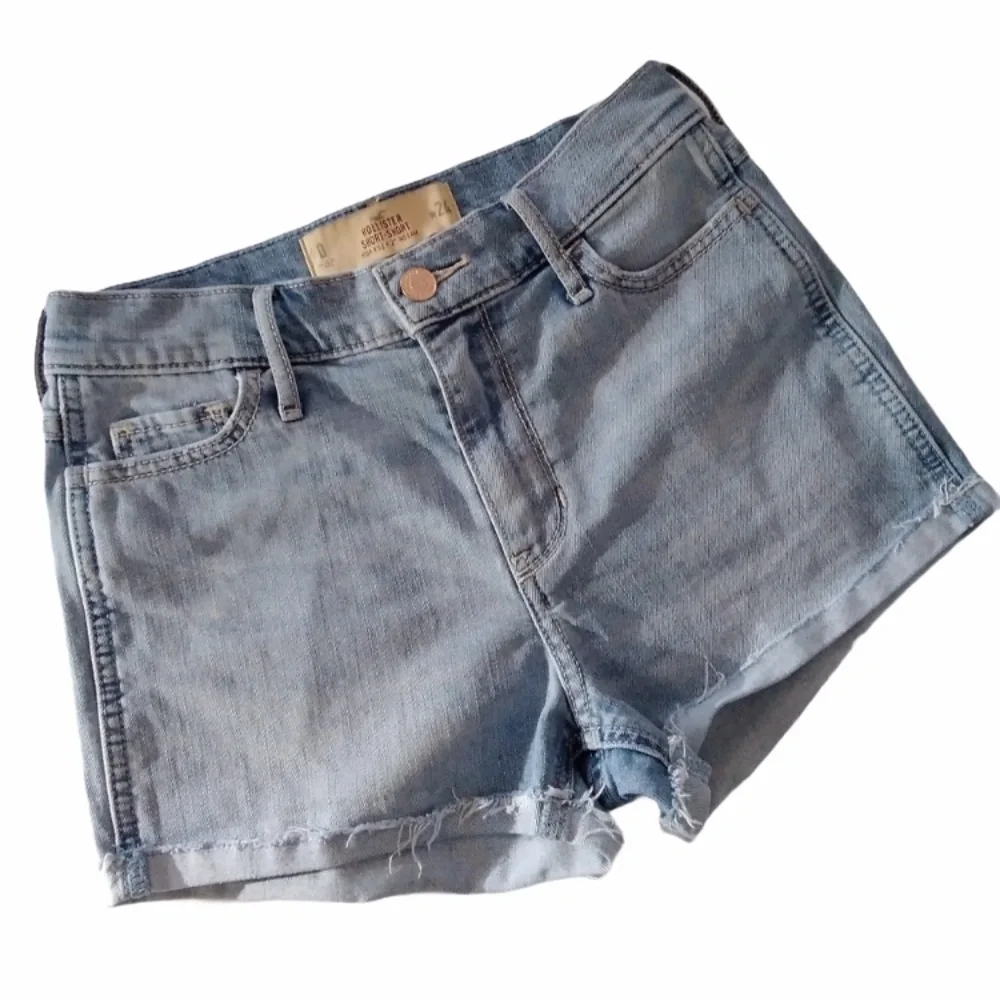 Hollister Jean Shorts High Rise Distressed…